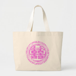 Roze Shuan Xi Grote Tote Bag