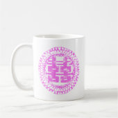 Roze Shuan Xi Koffiemok (Links)