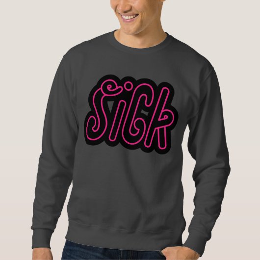 Roze Sick Sweater (Voorkant)