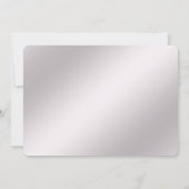 Roze sier Bewaar de datum Save The Date (Achterkant)