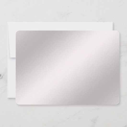 Roze sier Bewaar de datum Save The Date (Achterkant)