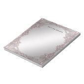 Roze sier Notitieblok (Linkerzijde)