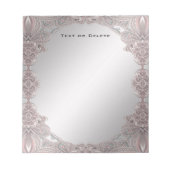 Roze sier Notitieblok (Voorkant)