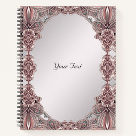 Roze sier Notitieboek