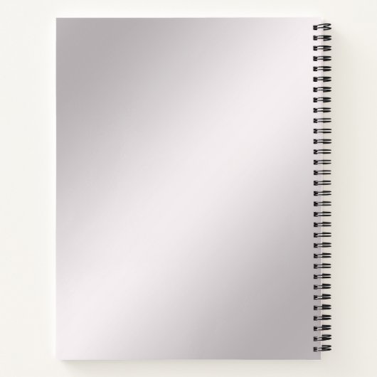 Roze sier Notitieboek (Achterkant)