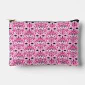 Roze Sierdamast Patroon Etui (Voorkant)