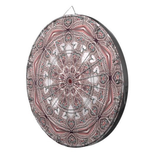 Roze sierdartbord dartbord (Voorkant Rechts)