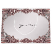 Roze Siergeschenkzak Groot Cadeauzakje (Voorkant)