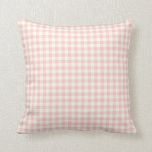 Roze Sierkussen van het Patroonpatroon Gingham