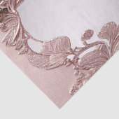 Roze Sierlijk Bloemmotief Tissuepapier (Detail)