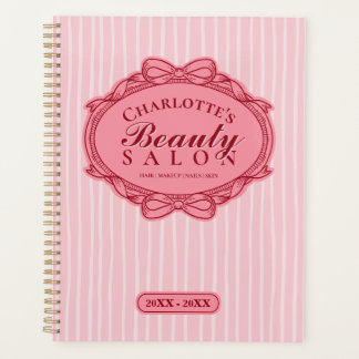 Roze Sierlijke Boog Frame Schoonheidssalon Afspraa Planner