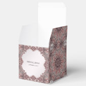 Roze sierlijke gunstbox bedankdoosjes (Geopend)