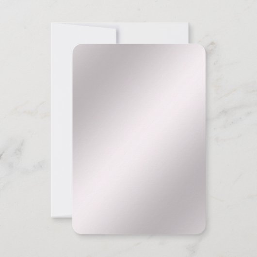 Roze sierlijke RSVP-kaart RSVP Kaartje (Achterkant)