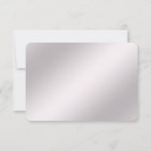 Roze sierlijke RSVP-kaart RSVP Kaartje (Achterkant)