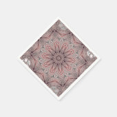 Roze Sierlijke Servetten (Hoek)