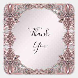 Roze sierlijke Sticker