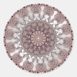 Roze sierlijke Sticker