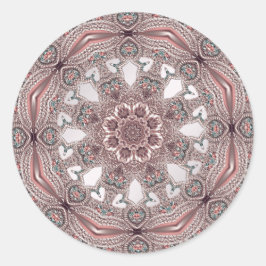 Roze sierlijke Sticker