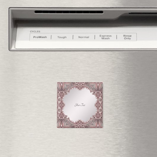 roze siermagneet magneet (Insitu (Vaatwasser))