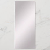 Roze siermenu menu (Achterkant)