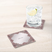 Roze sierpapier Onderzetter (Insitu)