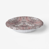 Roze Sierpapierkommen Papieren Kommen (Gebogen)