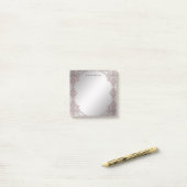 Roze sierpost het merkt op post-it® notes (Op bureau)