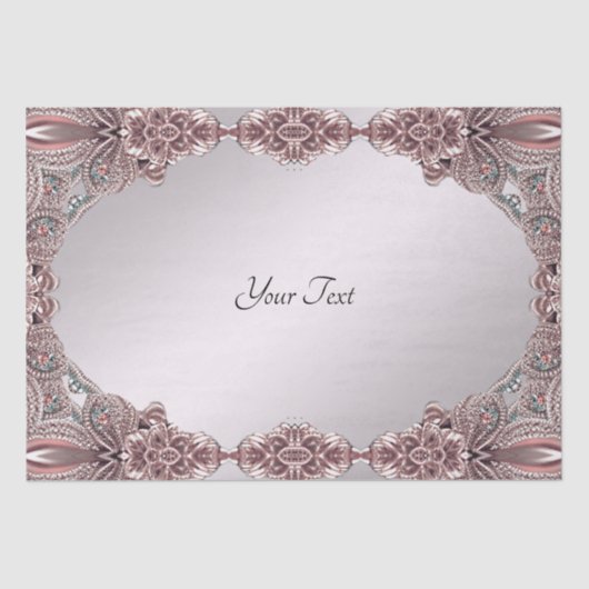 roze sierweefselpapier tissuepapier (Voorkant)