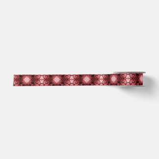 Roze Signature Gothic Patterned Ribbon Satijnen Lint
