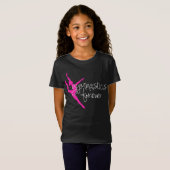 Roze Silhouette Gymnastics Forever T-shirt (Voorkant volledig)