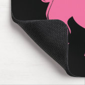 Roze Silhouette Princess T-shirts en Gifts Muismat (Hoek)