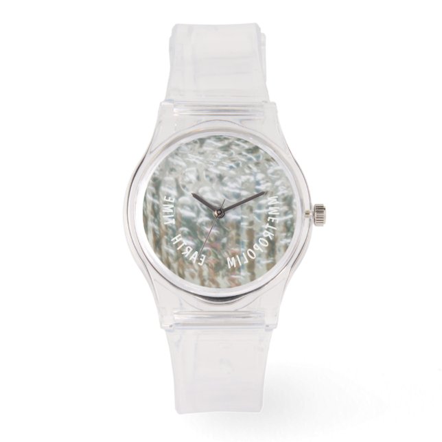 ROZE SILICIUM SPORT HORLOGE / DOUCHE BEWIJS/ (Voorkant)