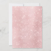 Roze Silver Gold Balloons Girl's 2e verjaardag Kaart (Achterkant)