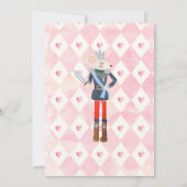 Roze & Silver Nutkraker Birthday Sugar Plum Fairy Kaart (Achterkant)