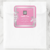 Roze Silver Product Packaging Labels Aangepaste Lo (Tas)