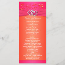 Roze Sinaasappel Bloemen, Harten Trouwprogramma 2