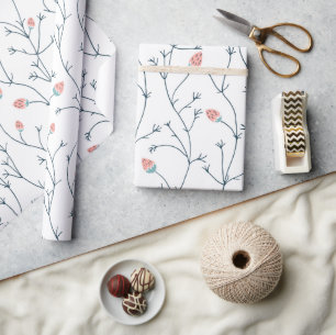  roze sinaasappel cadeaupapier
