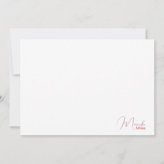 Roze, Sinaasappel en geel Abstract Bloemen Note Ca Bedankkaart (Achterkant)