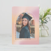 Roze Sinaasappel Esthetische gradiënt, foto's afst Aankondiging (Staand voorkant)