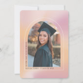 Roze Sinaasappel Esthetische gradiënt, foto's afst Aankondiging (Voorkant)