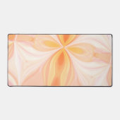 Roze Sinaasappel Hedendaags Modern Kleurrijk Abstr Bureaumat (Voorkant)