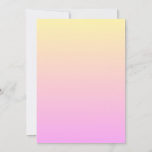 Roze Sinaasappel Wat zit er in je telefoon Brunch Kaart (Achterkant)