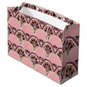 Roze Sint-jakobsschelp Cadeautas (Achterkant Gekanteld)