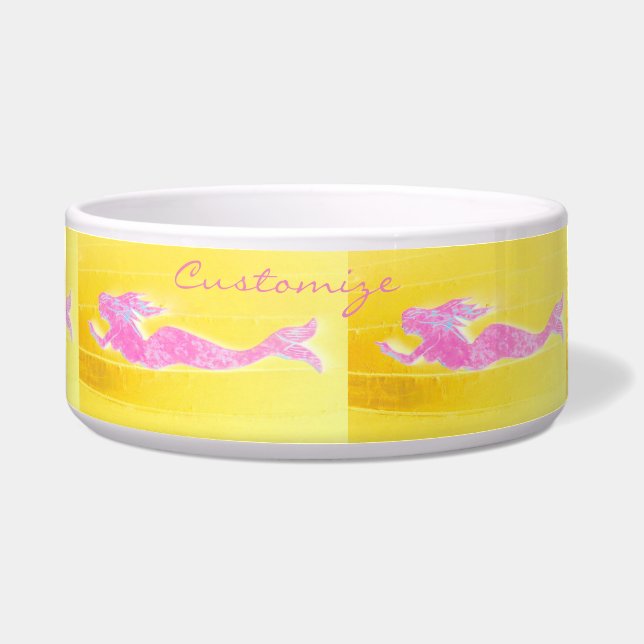 roze sirena mermaids voerbakje (Voorkant)