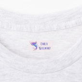 Roze Sirene Kinderen Naam Kleding School Labels (Aangebracht)