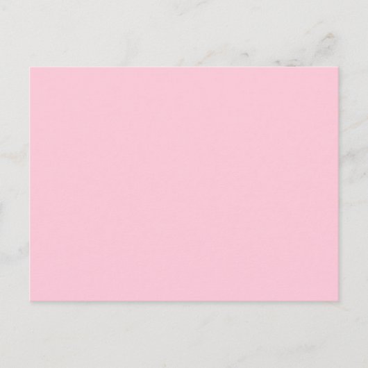 Roze sjabloon om aan te passen met afbeeldingen en briefkaart (Voorkant)