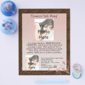 Roze Sjabloon van de flacon, cosmetische partij El Flyer (Enkel)