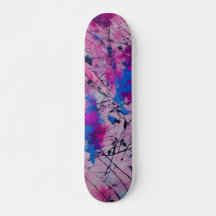  roze skateboard