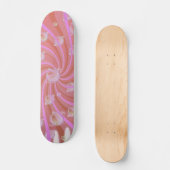 Roze skateboard met rode zwembroeken en bubels (Voorkant)