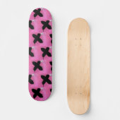 Roze skateboard. persoonlijk skateboard (Voorkant)